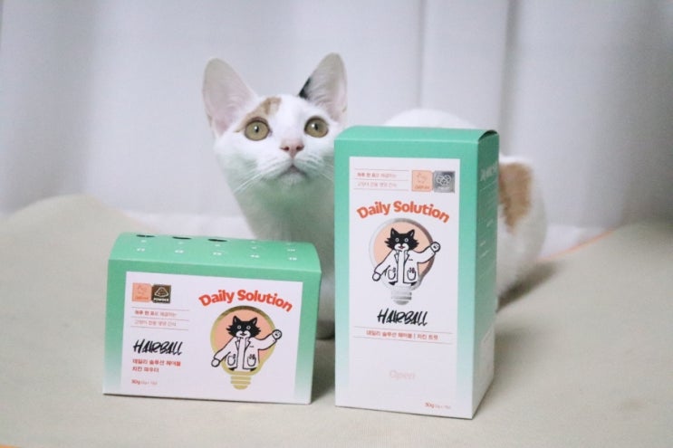 고양이 헤어볼 영양제 미야옹철 영양간식 닥터펠리스 트릿