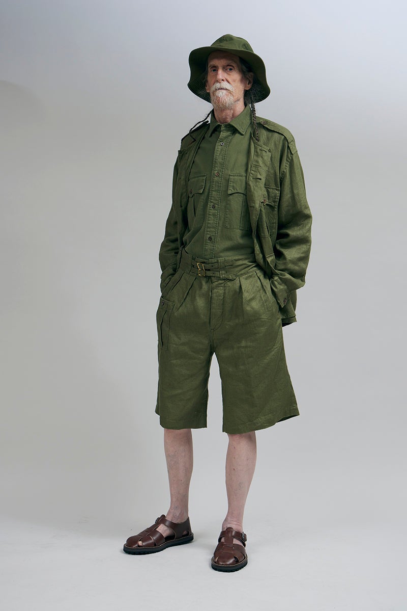 Nigel Cabour 나이젤카본 린넨 바스켓 필드 숏 팬츠 반바지 FIELD SHORT - LINEN BASKET
