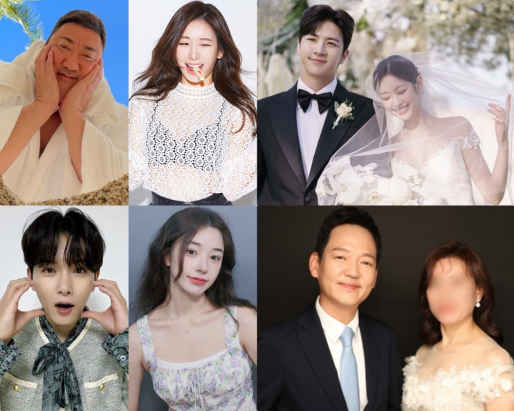스타커플 4쌍 오늘(26일) 결혼 마동석 예정화, <b>천둥 미미</b>, 려욱... 