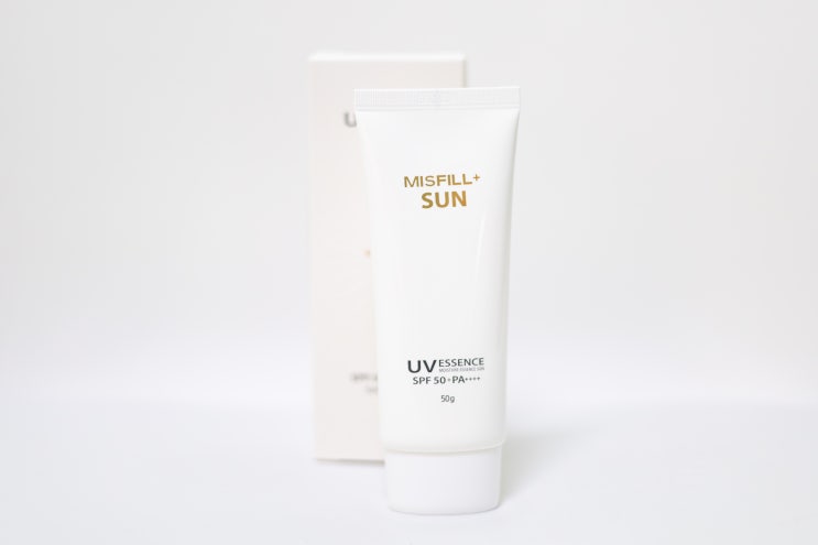  백탁현상 들뜸 끈적임 없는 촉촉한 미스필 선크림 SPF50+