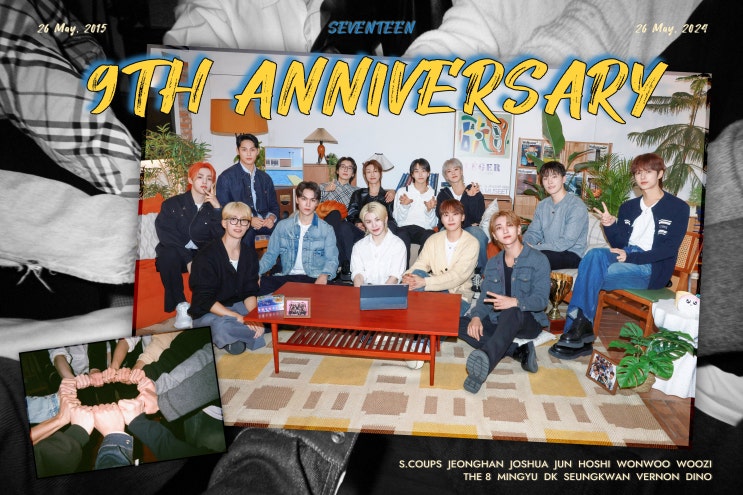 [세븐틴] 240526 SEVENTEEN... <b>세븐틴 데뷔 9주년</b>... 