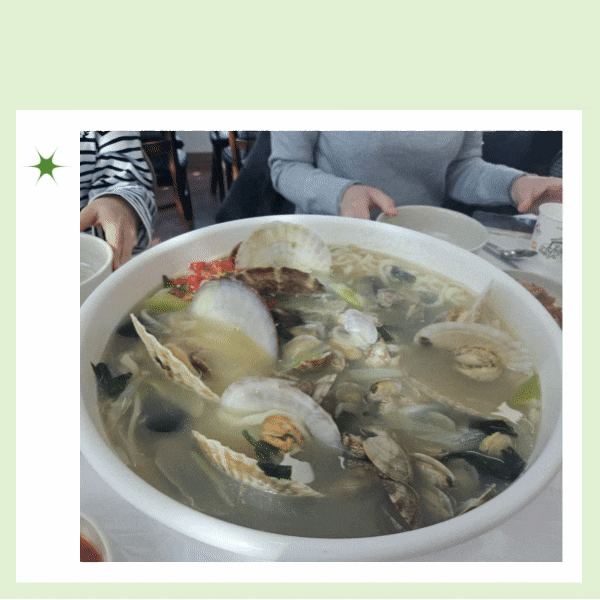  울진여행 죽변항 점심 맛집 망양정해물칼국수 내돈내산 죽변해안스카이레일 근처