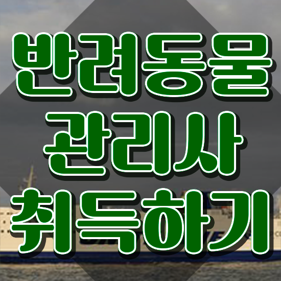 반려동물종합관리사 , 반려동물관리사 자격증 온라인으로 쉽게 합격정보 , 활용 방법