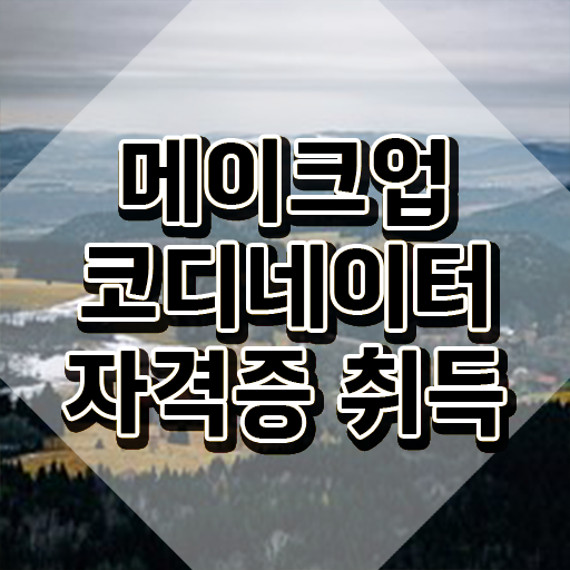  메이크업채용 , 메이크업코디네이터 자격증 합격한 팁 정보 모두 드려요
