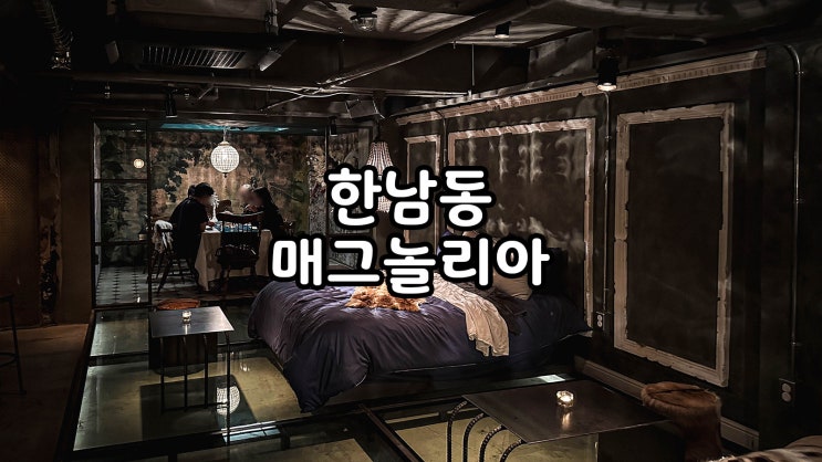  한남동 술집 작품같은 공간 매그놀리아