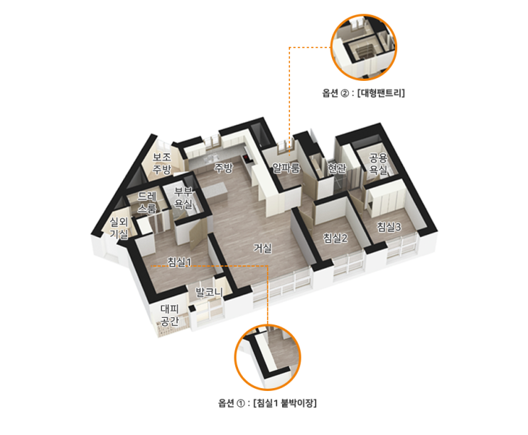  뉴센트럴 두산위브더제니스 평면안내