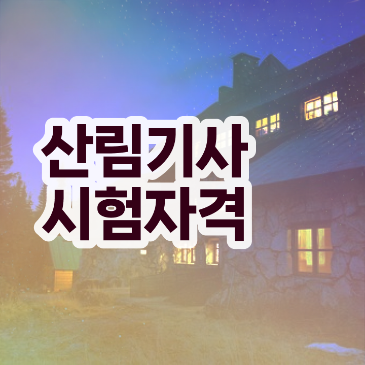  산림기사 필기 접수 산림기사 자격요건 온라인으로 4달만에 끝낸 후기