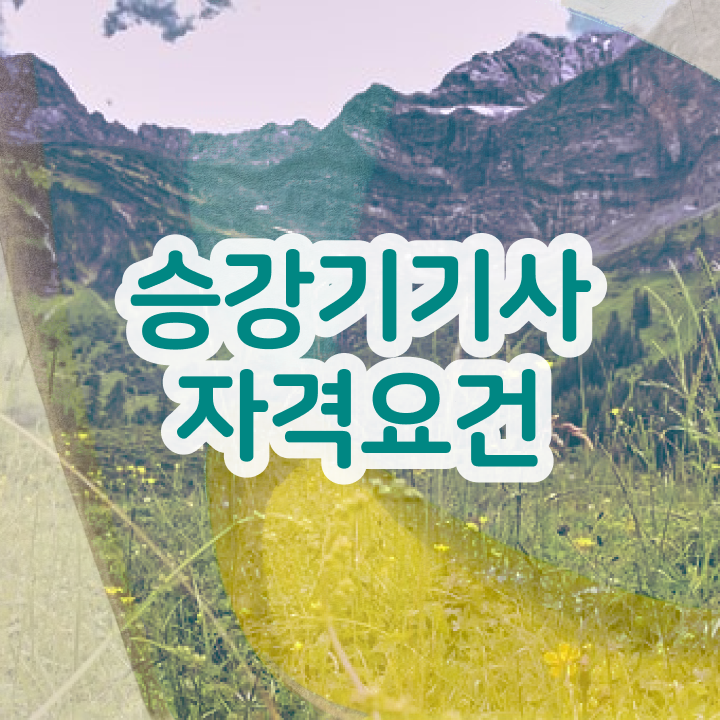  승강기 기능사 승강기기사 응시자격 온라인 과정으로 쉽고 빠르게 준비한 팁