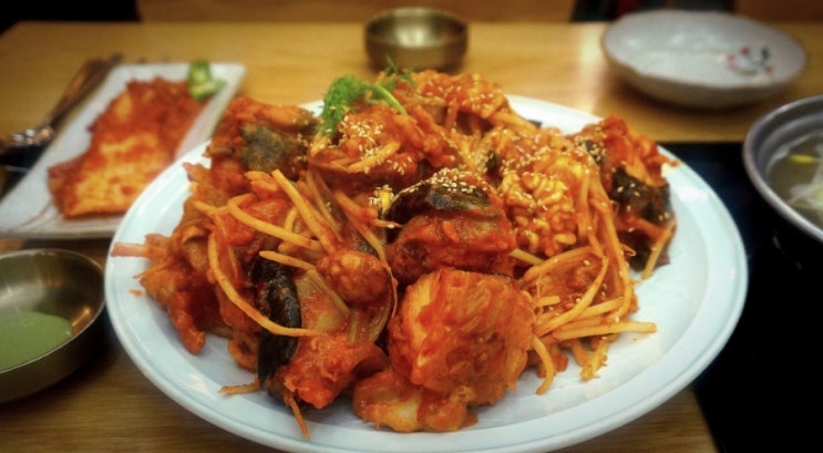  웨이팅 맛집 세종 아구찜 해밀