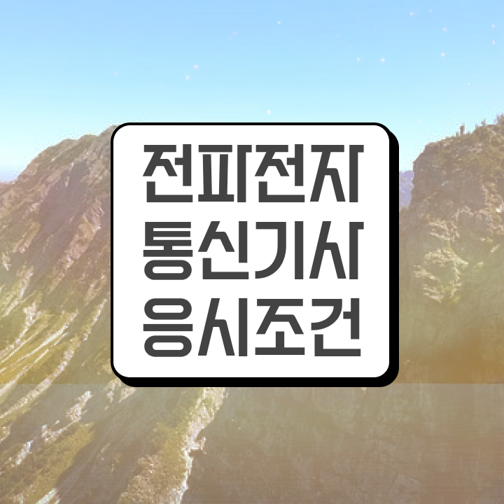  전파전자통신기사 시험자격 독학으로 5개월 만에 끝낸 비법