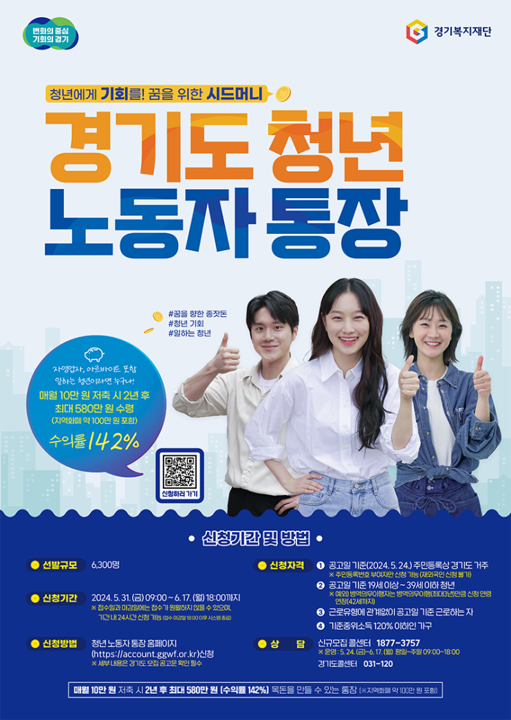  수익률 142%, 2년간 매달 10만원으로 580만원? 경기도민에게만 주는 혜택