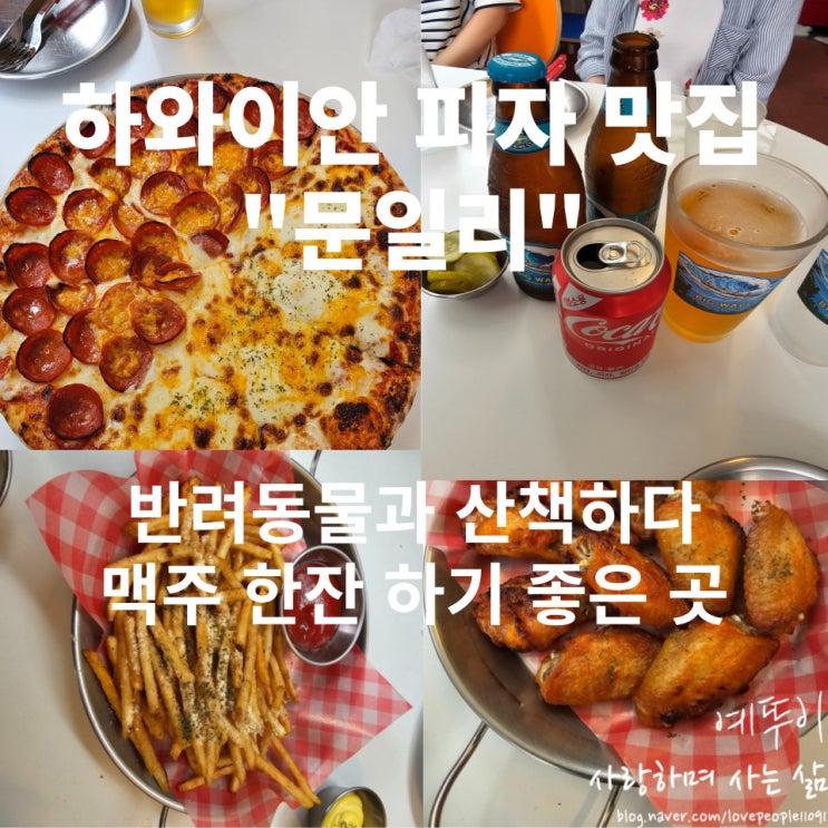  연남동 치즈가 맛있는 하와이안 피자 맛집 문일리 반려동물과 산책하다 맥주 한잔하기 좋은 곳 추천