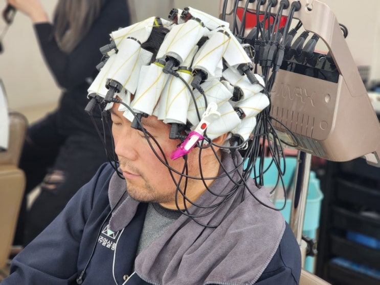  사가정 미용실 남자장발 관리 편한 굵은 히피펌 비주얼살롱 네오 디자이너