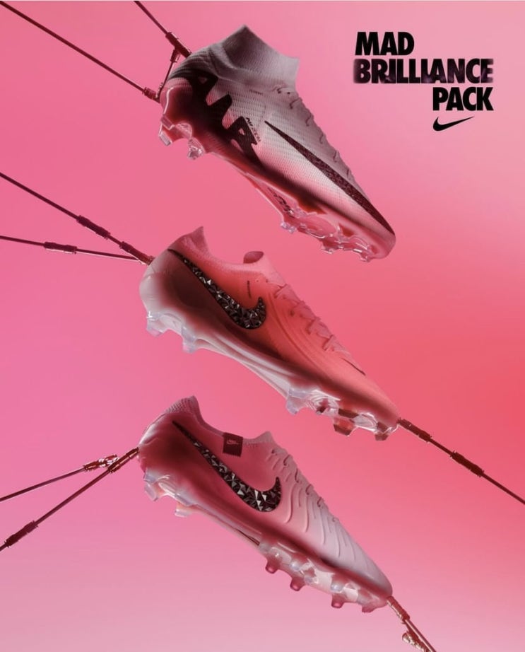  [축구화 런칭] 화사한 핑크 컬러, 나이키 Mad Brilliance(매드 브릴리언스)팩 출시!