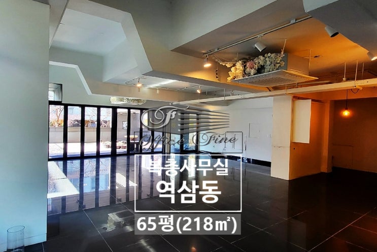  역삼동 넓은 테라스 역삼역 복층 구조 연층 사무실 65평(218)