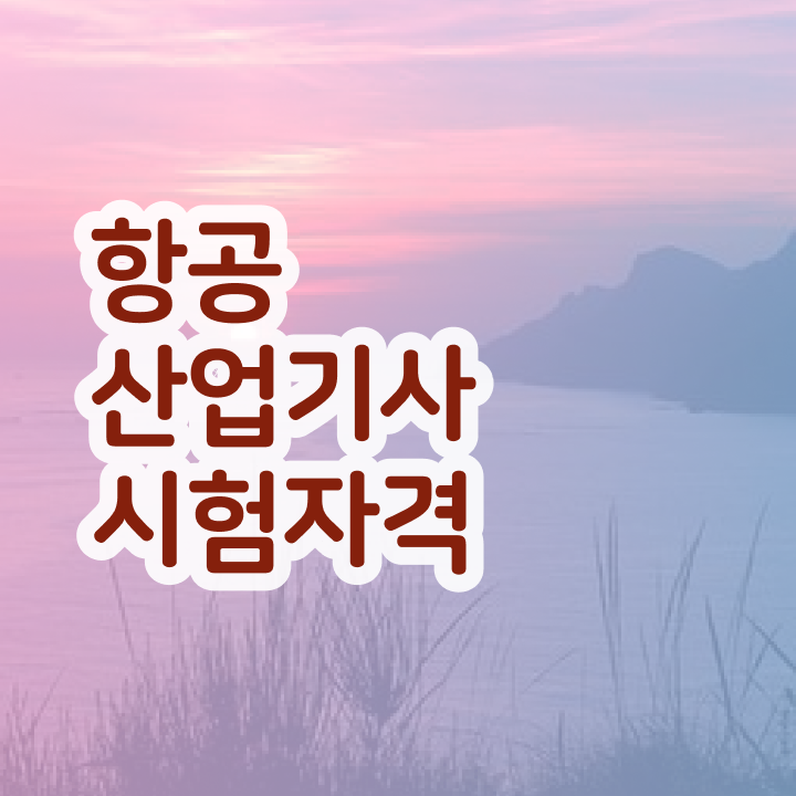  항공산업기사 필기 준비 항공산업기사 취득자격 인강만 듣고 간단하게 끝낸 후기