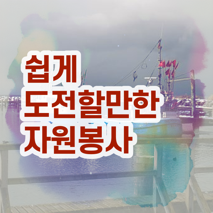  자원봉사 프로그램 , 자원봉사지도사 자격증 준비한 과정 확인해보세요