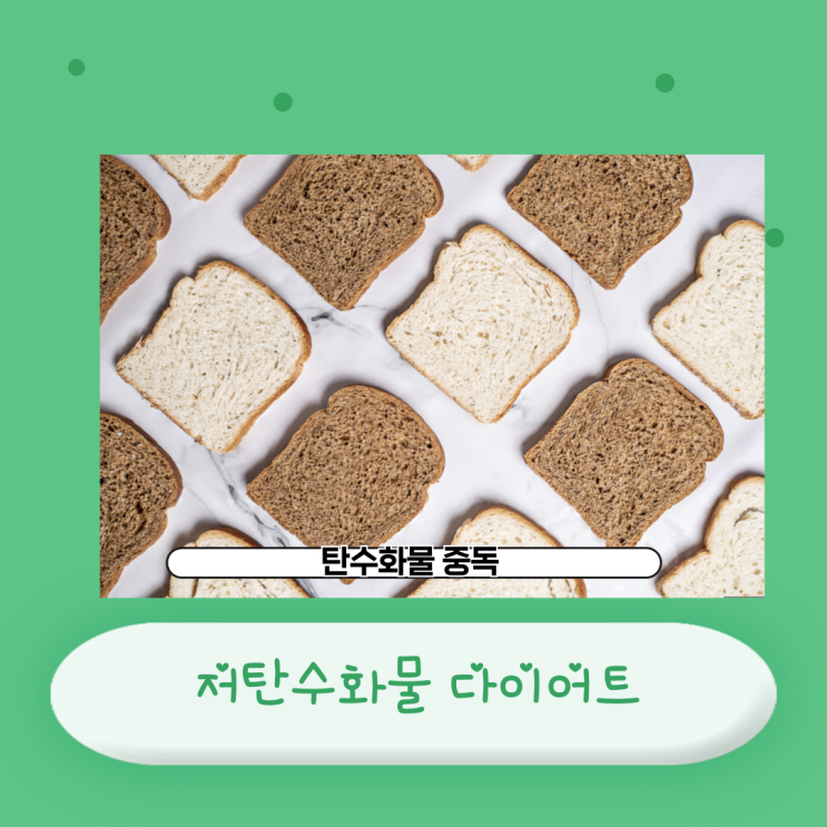  저탄수화물 다이어트 탄수화물 중독 인슐린 저항성