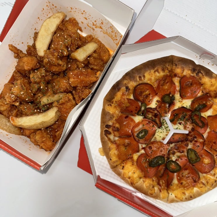  대구 상인동 '피자치킨스마일' 배달 메뉴 추천 피자 치킨 맛집 피치스