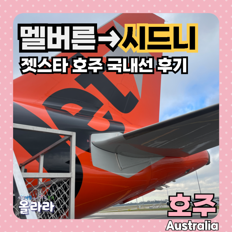  호주 국내선 젯스타항공 탑승 후기 멜버른 시드니 국제선 이동