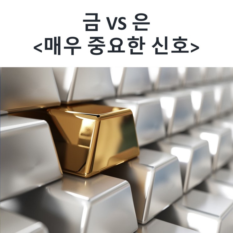  금 VS 은<매우 중요한 신호>