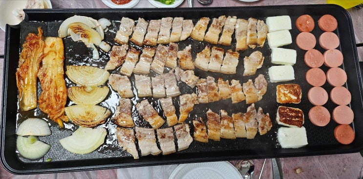  오늘 저녁 메뉴 추천 집에서 삼겹살 굽기