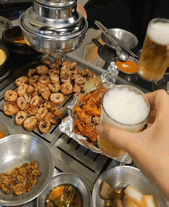  광주 신가수완지구 막창맛집 연탄이야기 // 오돌뼈 2+1 행사중
