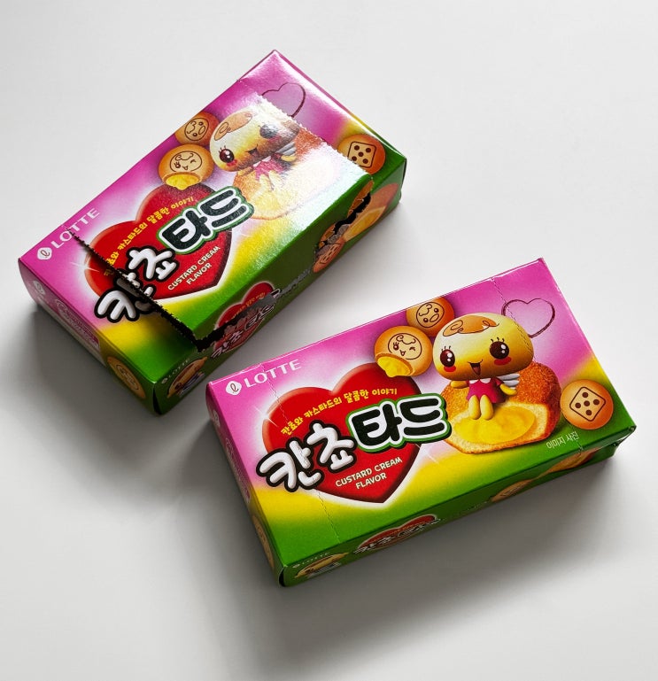  칸쵸타드 칸쵸랑 카스타드가 만났습니다 오리지널과의 차이는