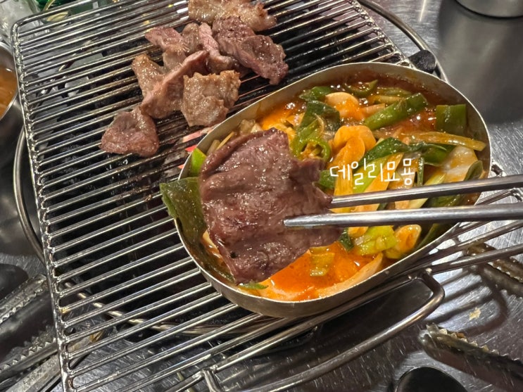  파주 운정 신도시 돼지 부속, 뒷고기 구이 전문점 산내대장군 내돈내산 방문 후기