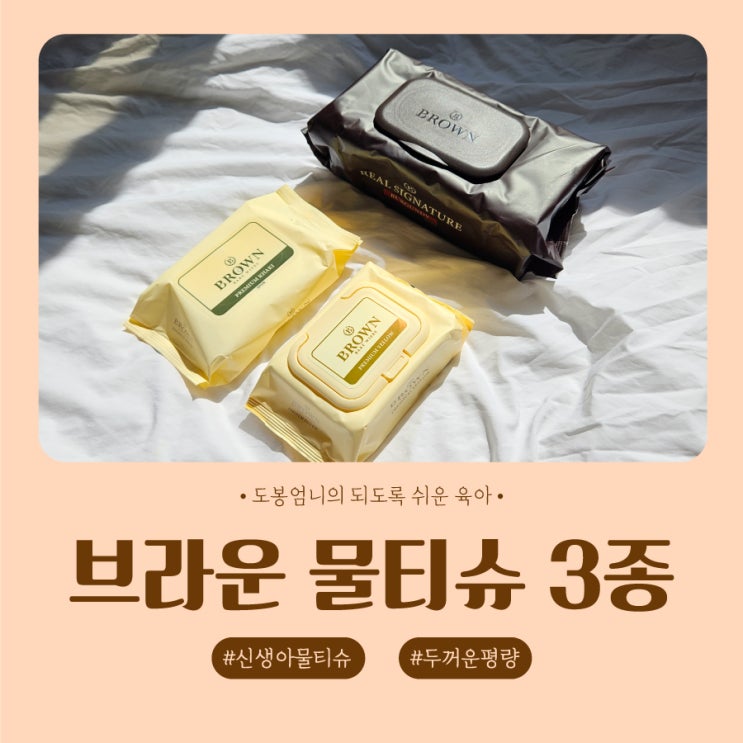  브라운 아기 물티슈 옐로우 카키 버건디 성분 두께 핫딜 내돈내산 비교