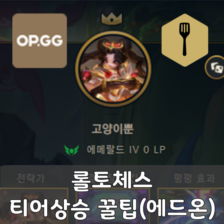  롤체 티어 상승 추천 애드온 프로그램(OP.GG, MetaTFT)