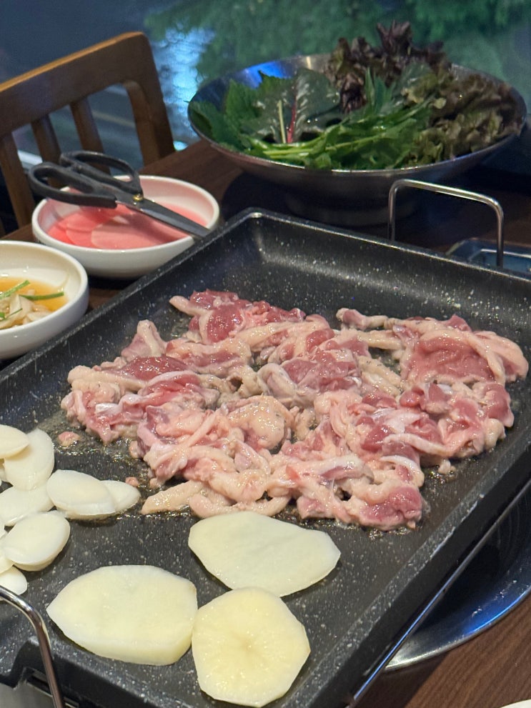  부산 명지 맛집 오리한상, 오리소금구이 진짜 맛있는 곳!