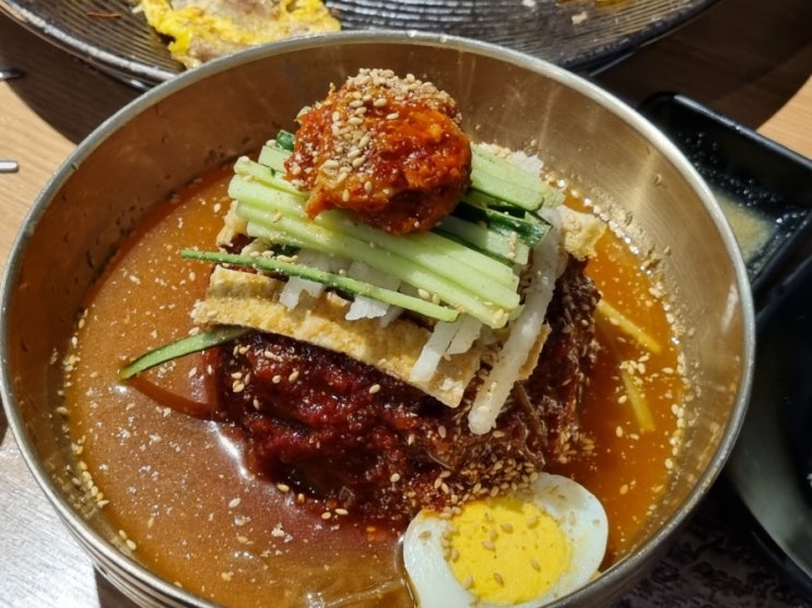  진주 냉면맛집 시원한 물냉면, 비빔냉면은 여기로 진주냉면산홍 시청점