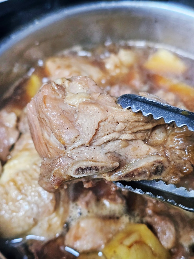 돼지갈비 만들기 청정원 양념 이용한 실패없는 레시피