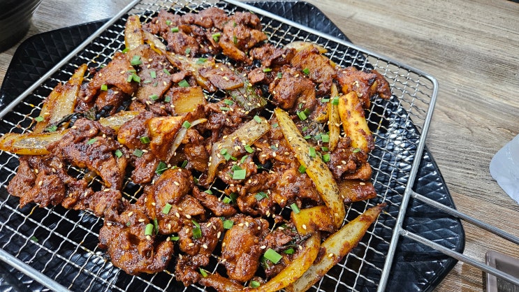  [창원시] 중리 마산대 근처 맛집으로 소문난 산인길 식당 석쇠불고기, 파전 솔직후기