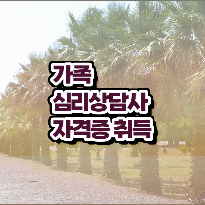  가족상담가계도 , 가족심리상담사 자격증 취득한 방법 요점정리