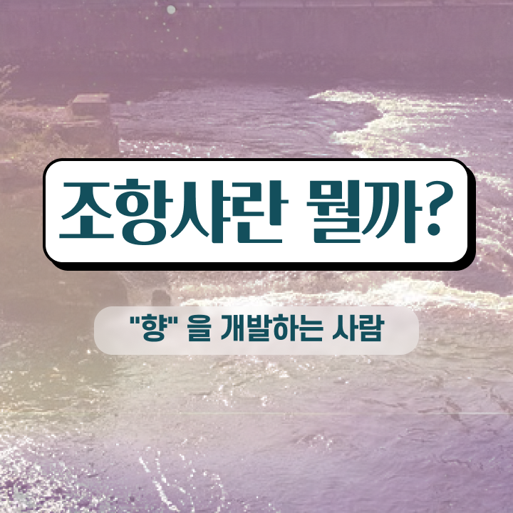  조향사 되는법 , 조향사자격증 취득 정보 및 주목받는 이유