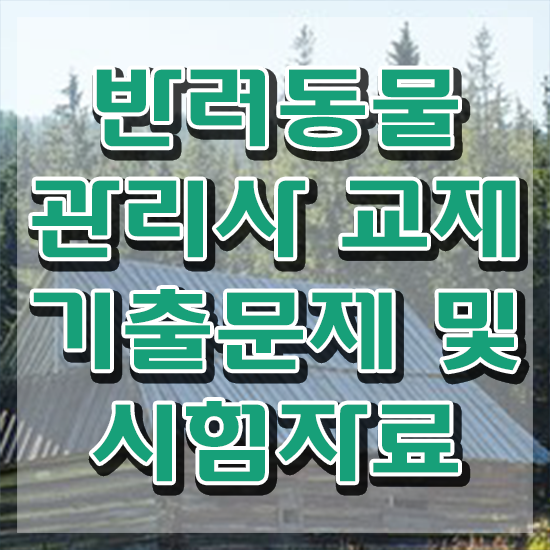  반려동물 장례 비용 , 반려동물관리사 자격증 합격한 팁 추천합니다