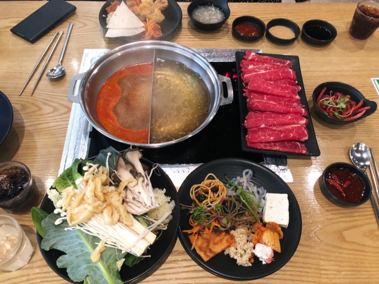  송현아맛집 가인채 송도샤브샤브맛집 뷔페 존맛탱