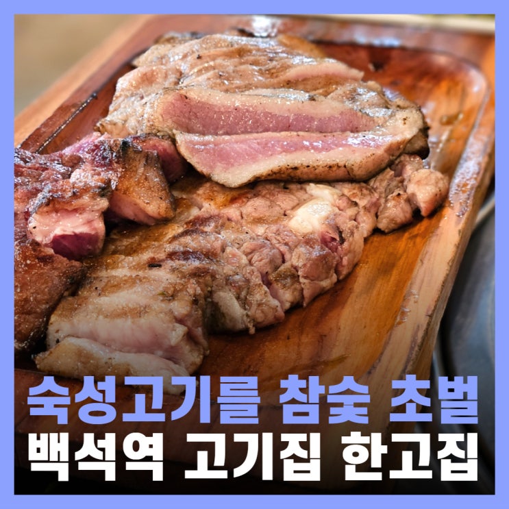  일산 백석역 고깃집 돼지고기 전문 한고집