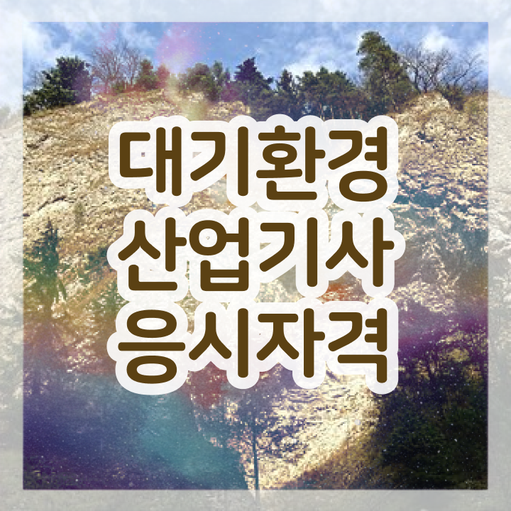  대기환경산업기사 응시자격확인 대기환경산업기사 응시자격 온라인으로 1학기에 성공한 후기