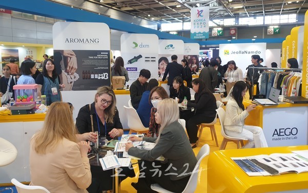  2024 파리 전시회에서 전남 지역 소비재 가치·우수성 알려
