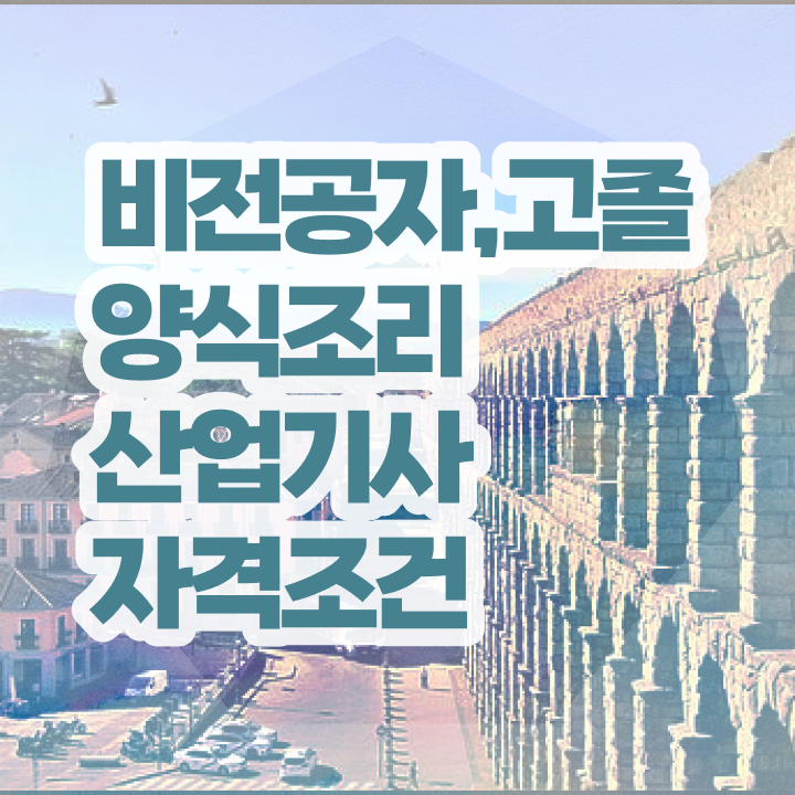  양식조리산업기사 응시조건 인강만 듣고 쉽고 빠르게 끝낸 비법