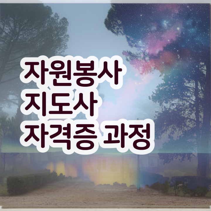  자원봉사지도사 시험준비물 , 자원봉사지도사 자격증 취득한 과정 핵심 정보
