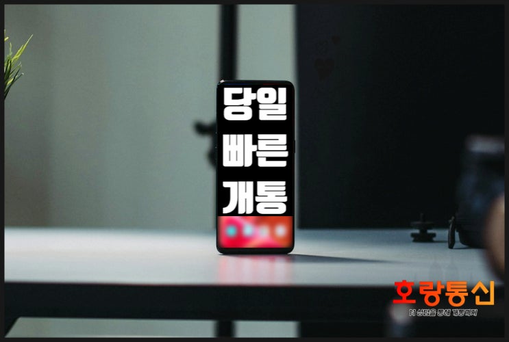 선불유심 당일 개통 방법 선불유심 당일 개통 방법