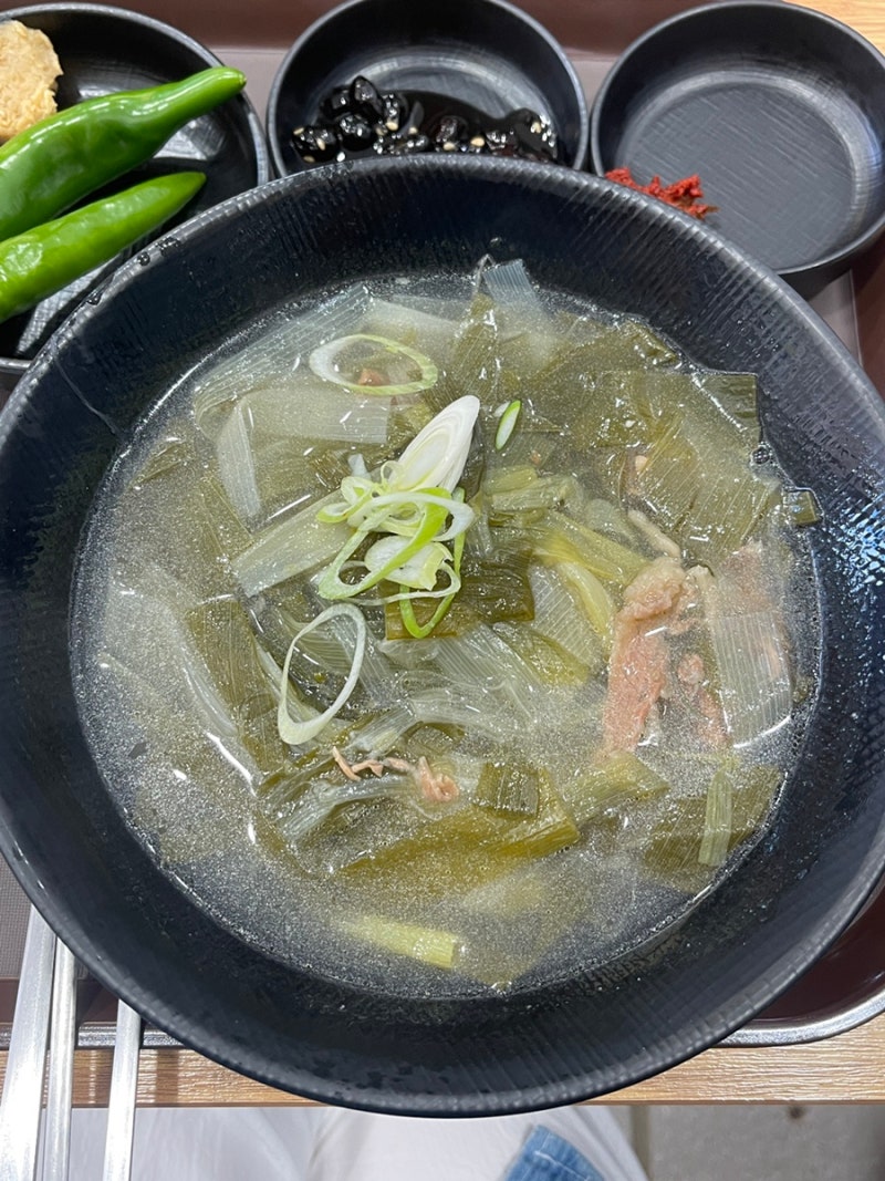 진도 소고기대파국 휴게소 백종원 맛남의 광장