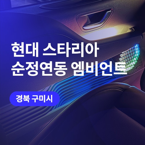  구미, 대구 엠비언트 스타리아 분위기 반전 (순정네비 연동)