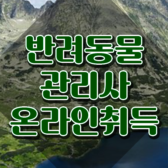  서울 반려동물의료비지원 , 반려동물관리사 자격증 20일 만에 합격한 전략 및 무료수강 혜택
