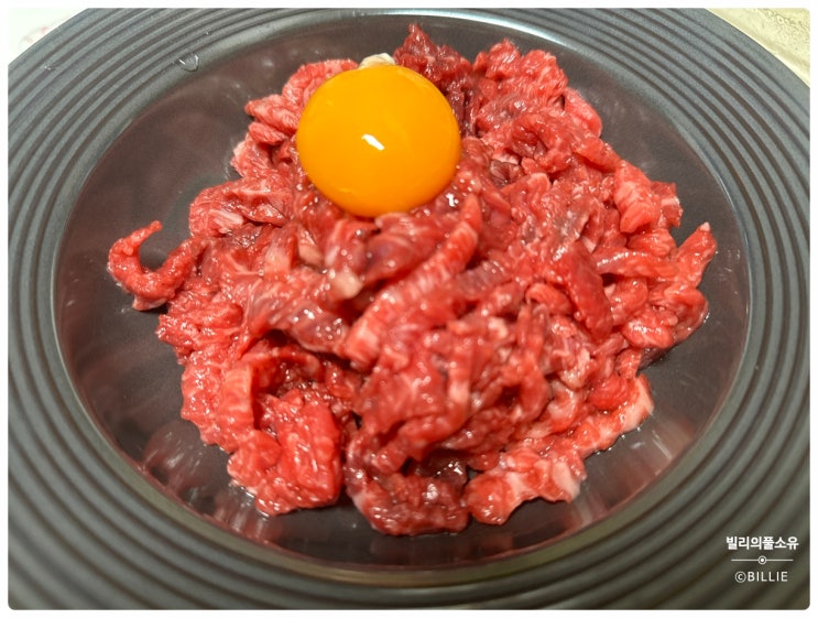  육회&육사시미 꿀맛집, 정육점 원사장!