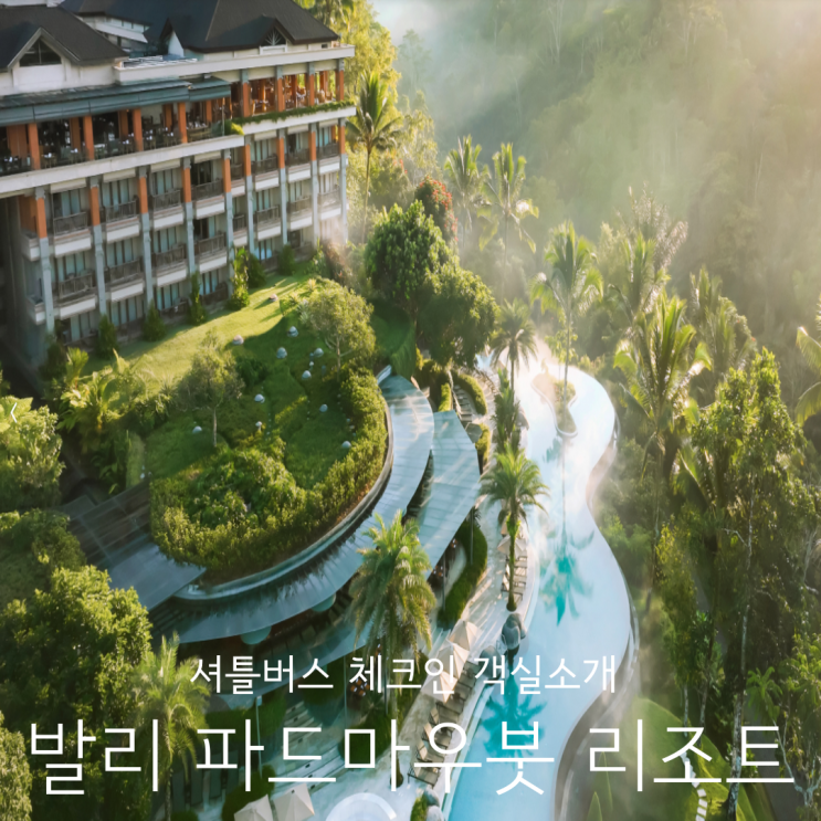  발리신혼여행 숙소 추천 정글뷰가 멋진 파드마우붓 로비 객실 셔틀버스 후기